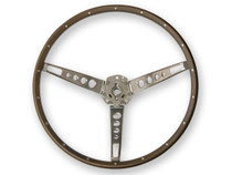 Scott Drake C5ZZ-3600-N - Deluxe Steering Wheel (Wood)