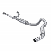 MBRP S5301AL - 2022-Up Toyota Tundra 3.5L Aluminized Steel 2.5 Inch Dual Cat-Back Single Side Exit