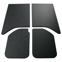 DEI 50160 - 11-18 Jeep Wrangler JK 2-Door Boom Mat Headliner - 4 Piece - Black Leather Look