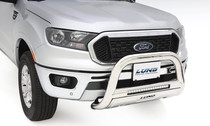 Lund 47021212 - Polished Stainless Steel Bull Bar with Integrated 20 Inch LED Light Bar for 2016-2022 Nissan Titan XD