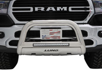 Lund 47021204 - 09-17 Dodge Ram 1500 (Excl. Rebel Models) Bull Bar w/Light & Wiring - Polished