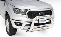 Lund 47021206 - 04-18 Ford F-150 (Excl. Heritage) Bull Bar w/Light & Wiring - Polished