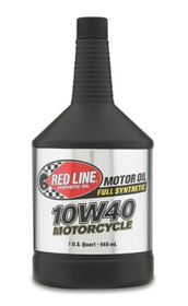 Red Line 42404 - 10W40 Motorcycle Oil - Quart