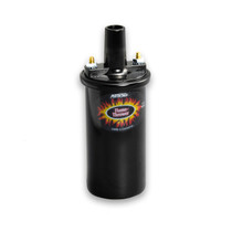 Pertronix 40111 - FLAME-THROWER COIL. 40,000-VOLT RATED WITH 1.5-OHMS OF RESISTANCE. BLACK EPOXY FILLED CANISTER STYLE. EPOXY FILLED COILS ARE ENGINEERED FOR HIGH VIBRATION APPLICATIONS