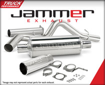 Edge Products 17660 - Jammer Exhaust; w/o Catalytic Converter; 4 in. Pipe; Stainless Steel;