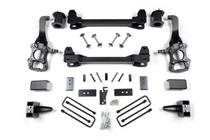 Zone Offroad ZONF82N - Offroad 2014 Ford F-150 2WD 6in Suspension System - 4in Rear Block