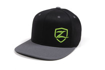 Zone Offroad ZONU9135 - Offroad Black Flatbill Hat - Snapback