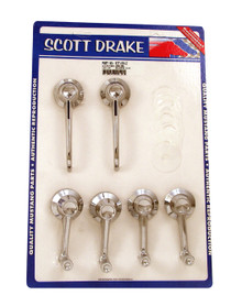 Scott Drake KIT-DH-2 - Door Handle And Window Crank Kit