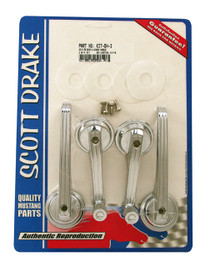 Scott Drake KIT-DH-3 - Door Handle And Window Crank Kit