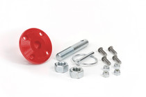 Daystar KU71104RE - Hood Pin Kit Red Single Includes Polyurethane Isolator Pin Spring Clip and Related Hardware