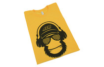 AEM 02-2014L - Cool Monkey T-Shirt, Heather Gold