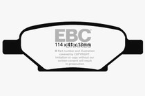 EBC UD1033 - 04-06 Chevrolet Cobalt 2.0 Supercharged Ultimax2 Rear Brake Pads