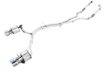 AWE 3025-42030 - Audi B9 S4 SwitchPath Exhaust - Non-Resonated (Silver 102mm Tips)