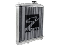 Skunk2 349-05-1550 - Alpha Series 88-91 Honda Civic/CRX Radiator (Half Size) (Dual Core)