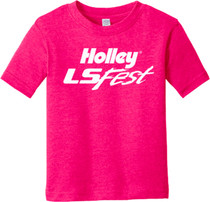 Holley 10262-2THOL - LS Fest Toddler; Pink; Crew Neck; Short Sleeve; Tee; Youth 2T;
