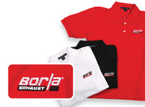 Borla 21090 - Black Polo Shirt - XXL Part #