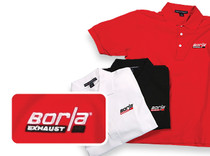 Borla 21092 - Black Polo Shirt - Medium Part #