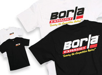 Borla 21197 - Menfts Motorsports Black T-Shirt - Large Part #