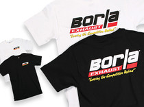 Borla 21207 - Menfts Motorsports White T-Shirt - Small Part #