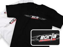 Borla 21288 - Menfts Wireframe White Crew Neck T-Shirt - Medium Part #