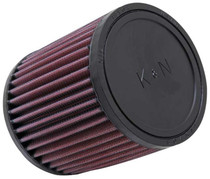 K&N RU-0910 - Universal Rubber Filter - Round Straight 2.688in Flange ID x 4.5in OD x 5in H