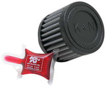 K&N RU-1130 - Universal Clamp-On Air Filter 1-11/16in FLG / 3in OD / 2-1/2in H