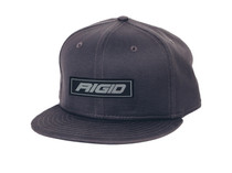 Rigid 1032 - New Era Flat Bill Hat Grey With Grey Logo Patch, Snapback