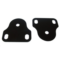 Rugged Ridge 11208.01 - 76-95 Jeep CJ / Jeep Wrangler YJ Black Windshield Bracket Set