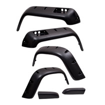 Rugged Ridge 11632.1 - All Terrain Fender Flare Kit, 6 inch, 6 Piece; 87-95 Jeep Wrangler YJ