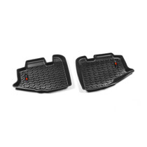 Rugged Ridge 12950.1 - All Terrain Floor Liner, Rear Pair, Black; 97-06 Jeep Wrangler TJ/LJ