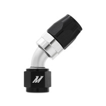 Mishimoto MMFT-SW-10-45 - Aluminum -10AN 45 Degree Fitting - Black