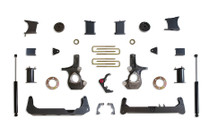 Maxtrac K941570 - 14-16 GM K1500 4WD w/Cast Steel Susp. (Non Magneride) 7in/7in MaxPro Spindle Lift Kit