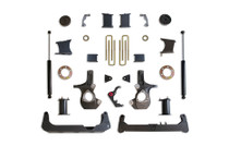 Maxtrac K941570A - 14-18 GM K1500 4WD w/Stamped Steel Susp. (Non Magneride) 7in/7in MaxPro Spindle Lift Kit