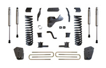 Maxtrac K943341F - 17-19 Ford F-250/350 4WD 4in/1in MaxPro Elite Coil Lift Kit w/Radius Arm Brkts & FOX Shocks