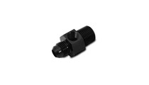 Vibrant 16495 - 6AN Male to 1/4in NPT Male Union Adapter Fitting w/ 1/8in NPT Port