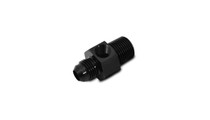 Vibrant 16497 - 8AN Male to 1/4in NPT Male Union Adapter Fitting w/ 1/8in NPT Port