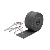 DEI 10119 - Exhaust Wrap Kit - Pipe Wrap and Locking Tie - Black