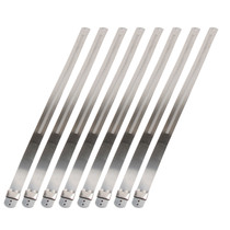 DEI 10211 - Stainless Steel Positive Locking Tie 1/2in (12mm) x 9in - 8 per pack