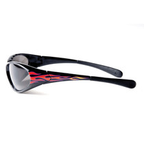 DEI 70202 - Flamed Sunglasses; Red w/Black Frame;