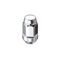 McGard 64023 - Hex Lug Nut (Cone Seat Bulge Style) M14X1.5 / 13/16 Hex / 1.945in. Length (4-Pack) - Chrome