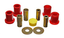 Energy Suspension 4.3152R - 97-01 Ford Escort ZX2 Red Front End Control Arm Bushing Set