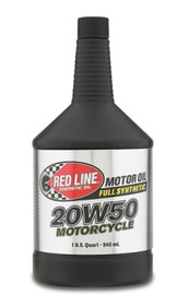 Red Line 42504-1 - 20W50 Motorcycle Oil Quart - Single