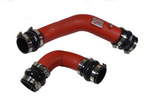 Injen SES1582ICPWR - 17-19 Honda Civic Type-R Aluminum Intercooler Piping Kit - Wrinkle Red