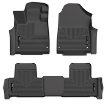 Husky Liners 95181 - 2022 Acura MDX Weatherbeater Black Front & 2nd Seat Floor Liners