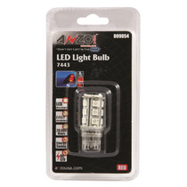Anzo 809054 - LED Bulbs Universal 7443 Red - 18 LEDs 1 3/4in Tall