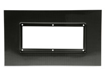 Holley 553-351 - Mount Dash Panel; Fits w/ 12.3 in. Pro Dash; 12 in. x 21 in.; Carbon;