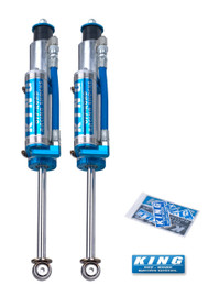 King Shocks 25001-257 - 89-97 Toyota Land Cruiser 80 Rear 2.5 Dia Remote Reservoir Shock 0-2in Lift (Pair)