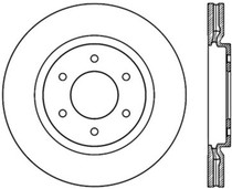 StopTech 126.42099CSR - Power Slot 08-09 Infiniti QX4/QX56 / 07-09 Nissan Armada Right Front Slotted Cryo Rotor