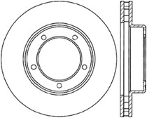StopTech 126.44086CSR - 98-07 Lexus LX / Toyota Land Cruiser Cryo Slotted Front Right Sport Brake Rotor