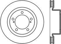StopTech 126.44162CSL - 08-13 Lexus LX 450/470/570 / 08-13 Land Cruiser Front Left Slotted CRYO-STOP Brake Rotor